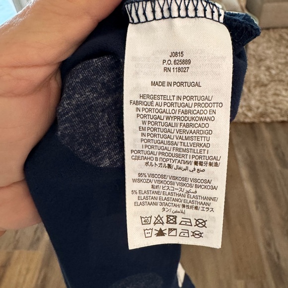 Boden Navy and Cream Lucinda Polka Dot Midi Dress. Size US 12R - Picture 4 of 4